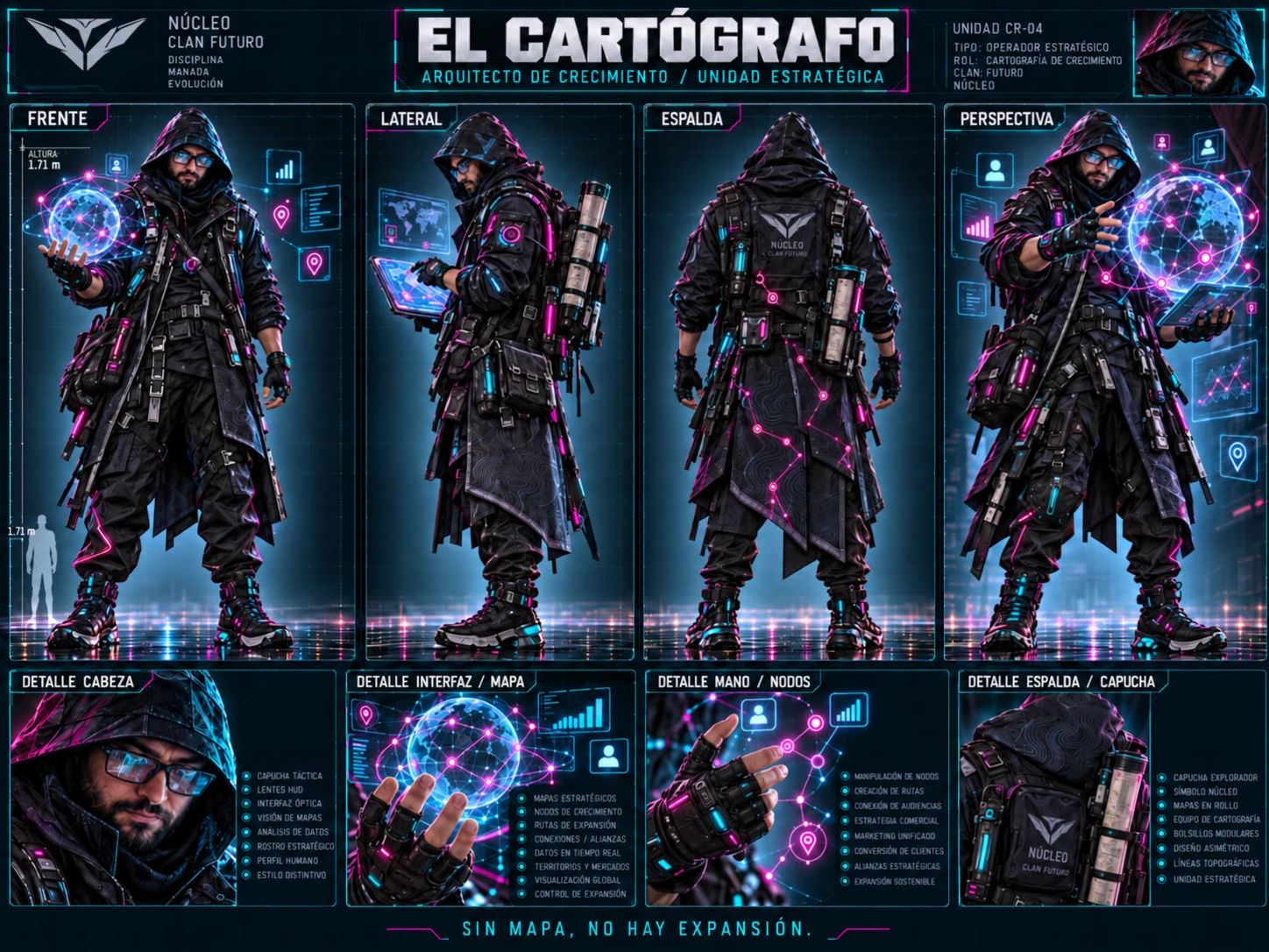 Ficha visual de EL CARTÓGRAFO